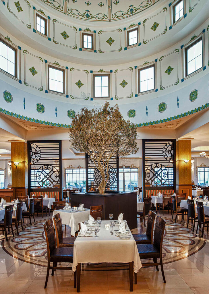 Kaya Artemis Resort Cyprus &ndash; Elegant Restaurant with Artistic Interior Design